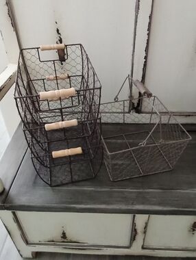 4 Wire Baskets